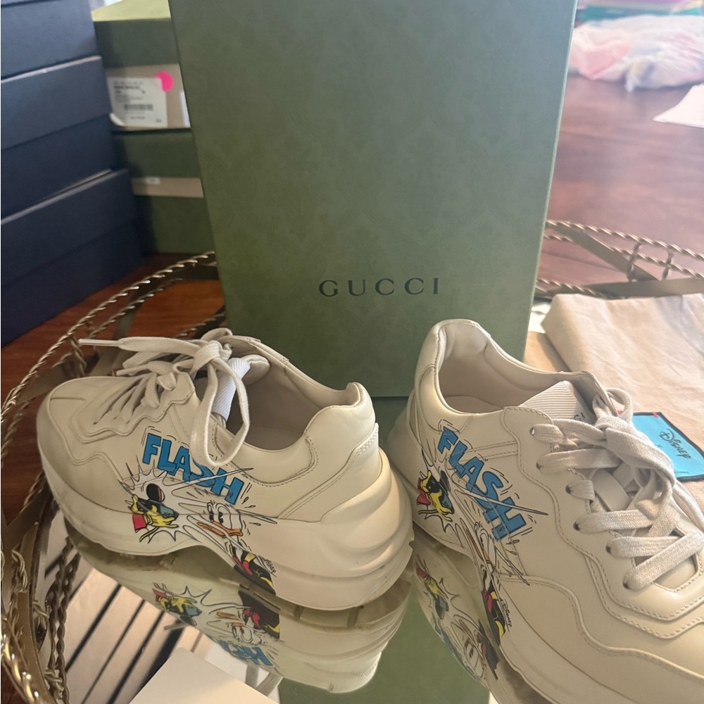 Gucci Flash Sneakers - White - Picture 5 of 15